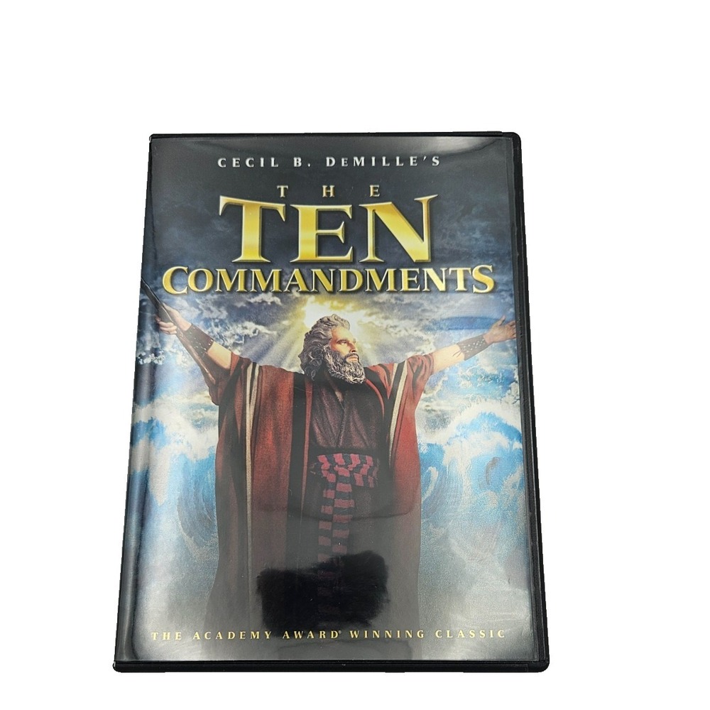 The Ten Commandments DVD 2-Disc Set 1956 Epic Classic Charlton Heston Bonus